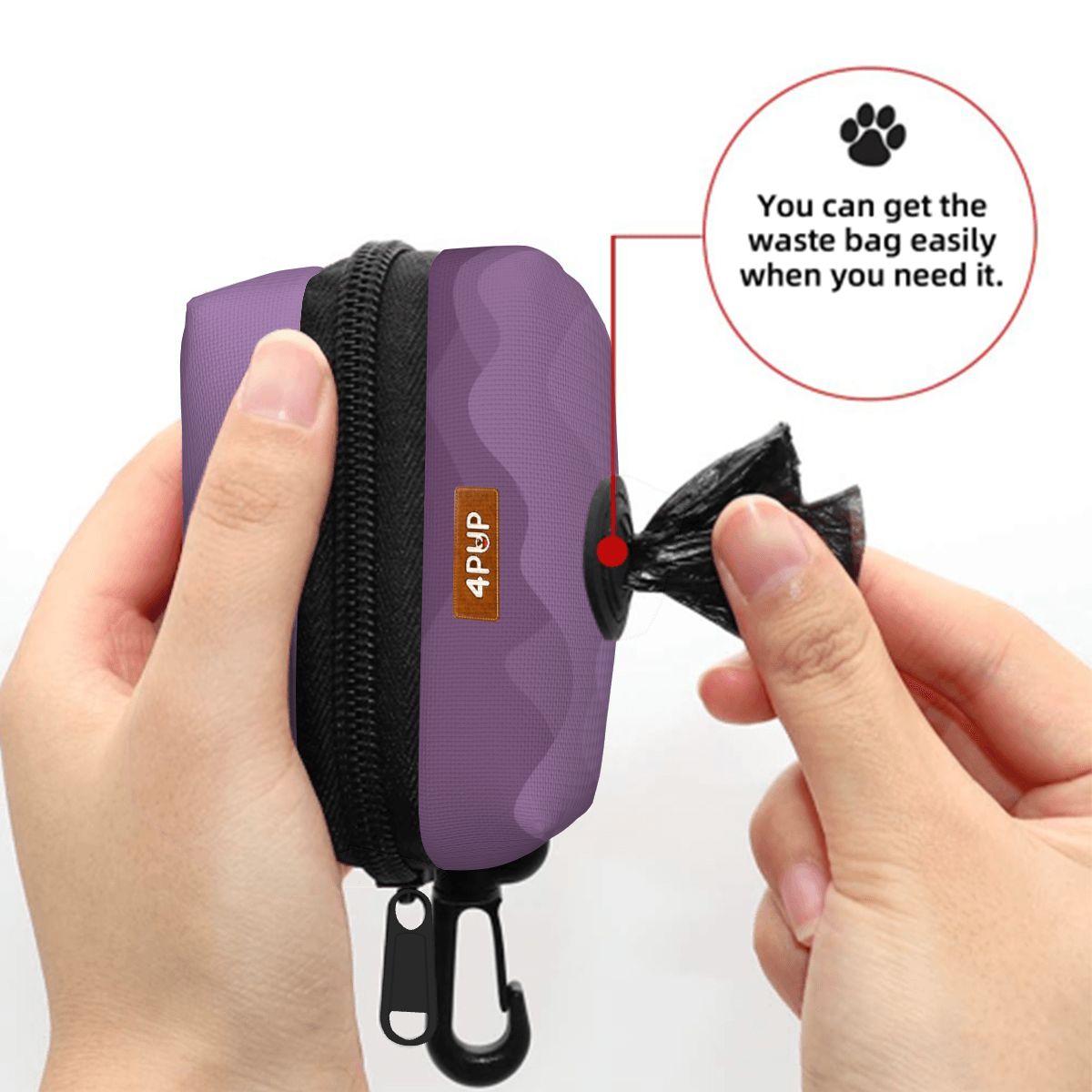 Cooper - Dog Poop Bag Holder  | Leash Attachment