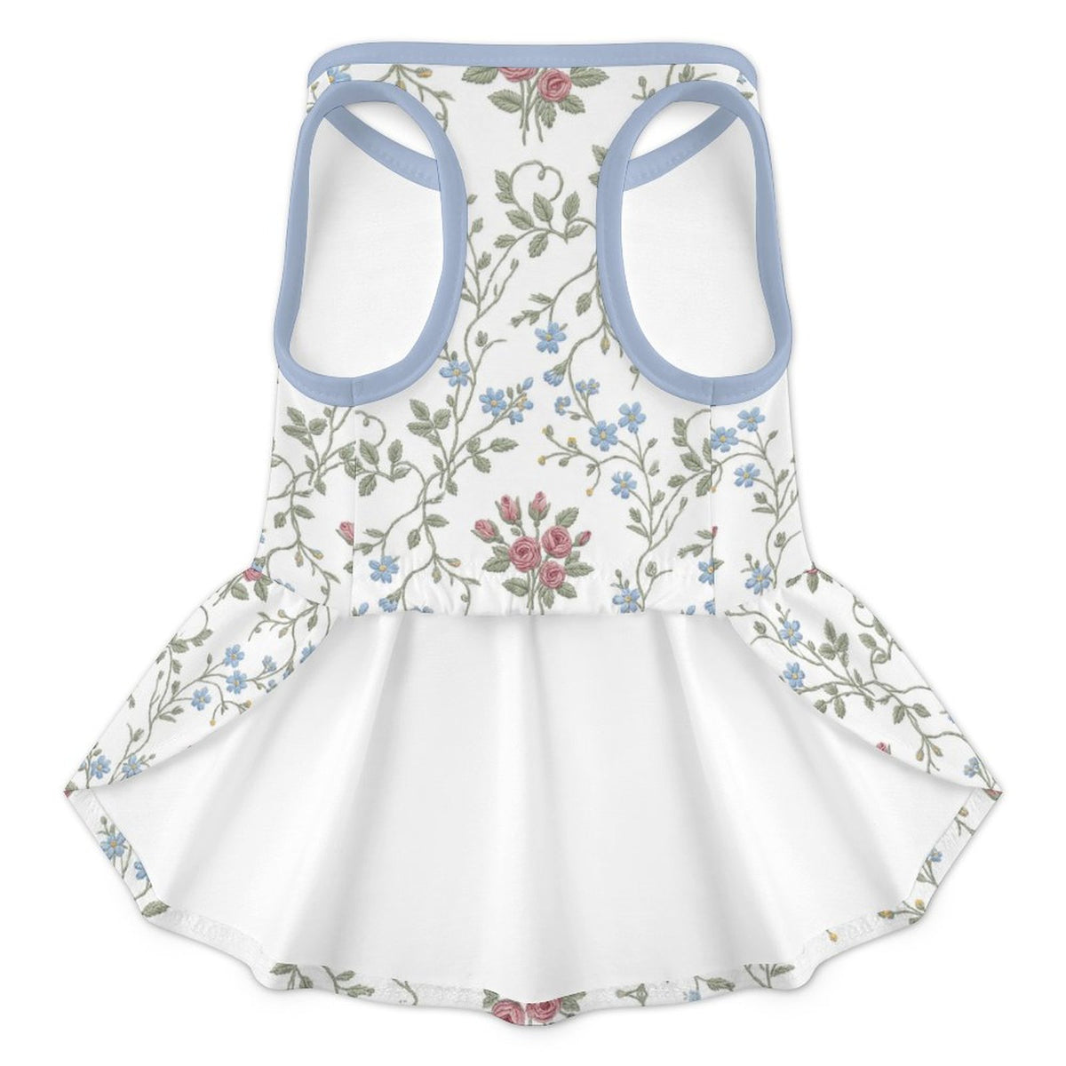 Vintage English Garden Large Dog Ruffle Dog Dress