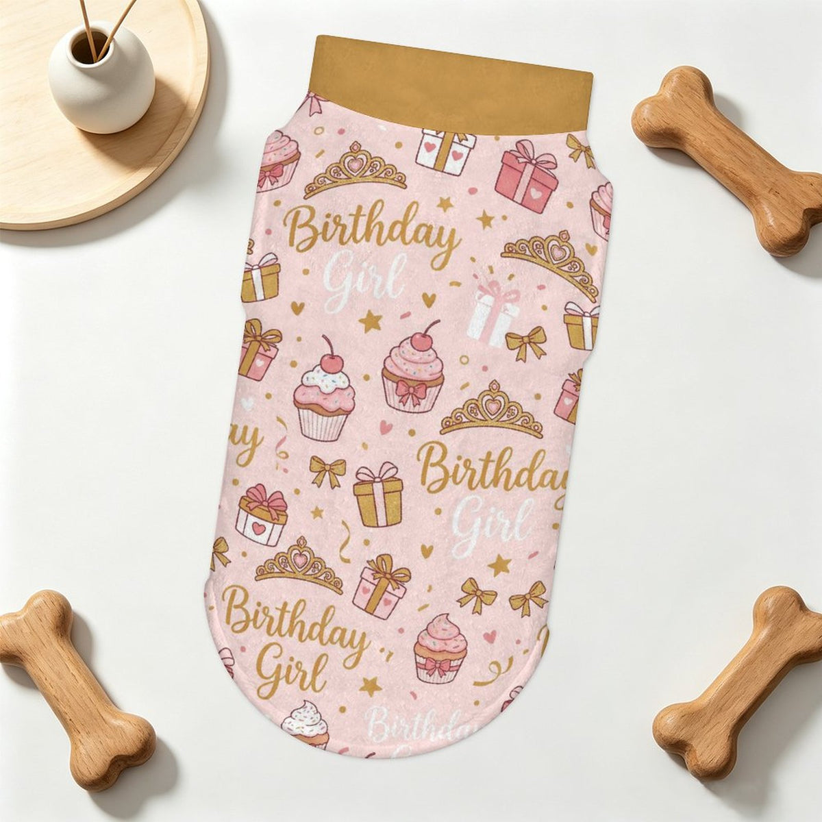 Birthday Girl Small Dog Fleece Vest