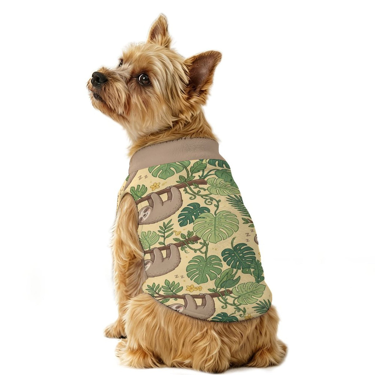 Sleeping Sloth Small Dog Fleece Vest