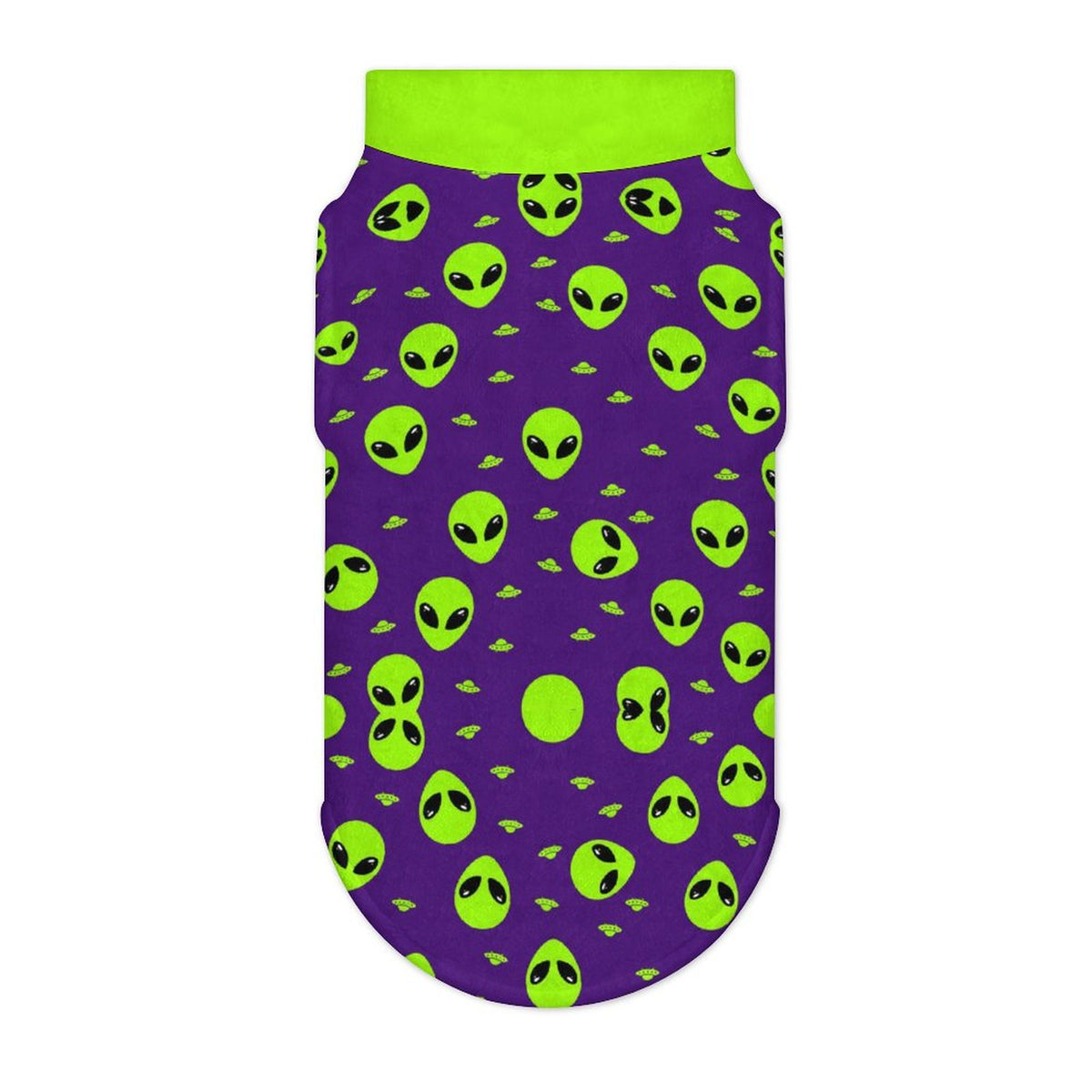 Neon Alien Big Dog Fleece Vest