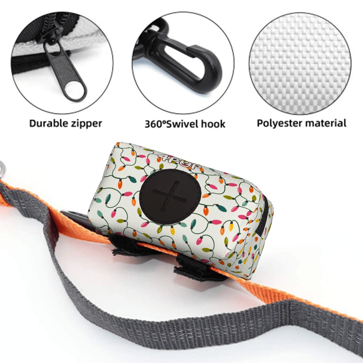 Sam  - Dog Poop Bag Holder  | Leash Attachment