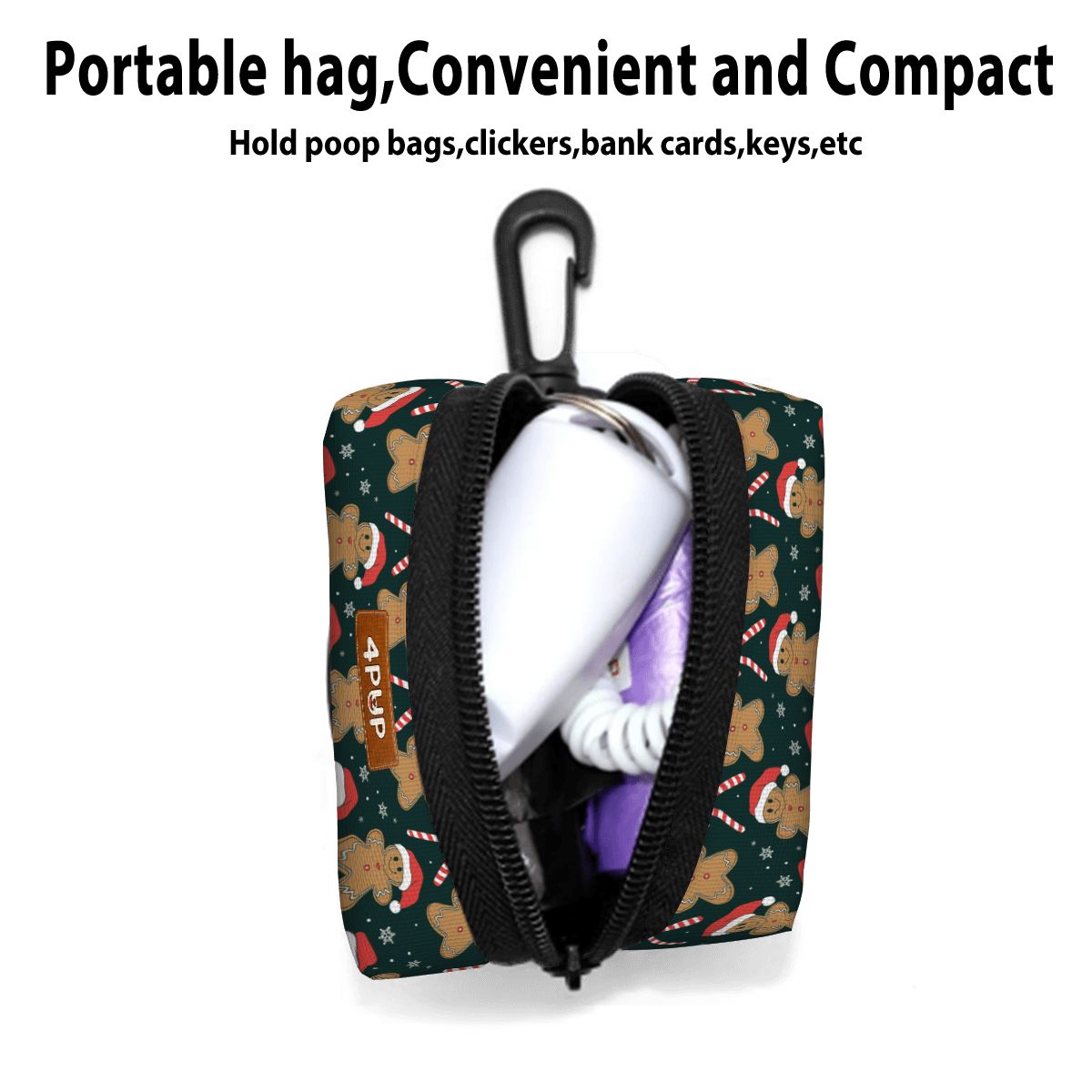 Bruna - Dog Poop Bag Holder  | Leash Attachment
