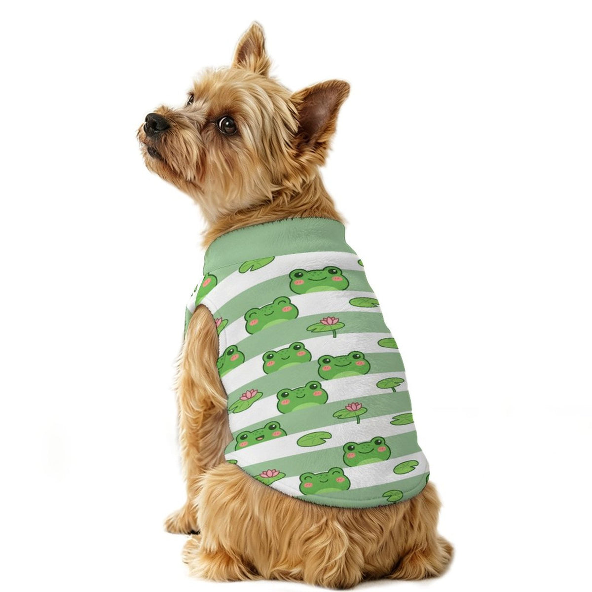 Cute Frog Small Dog Fleece Vest