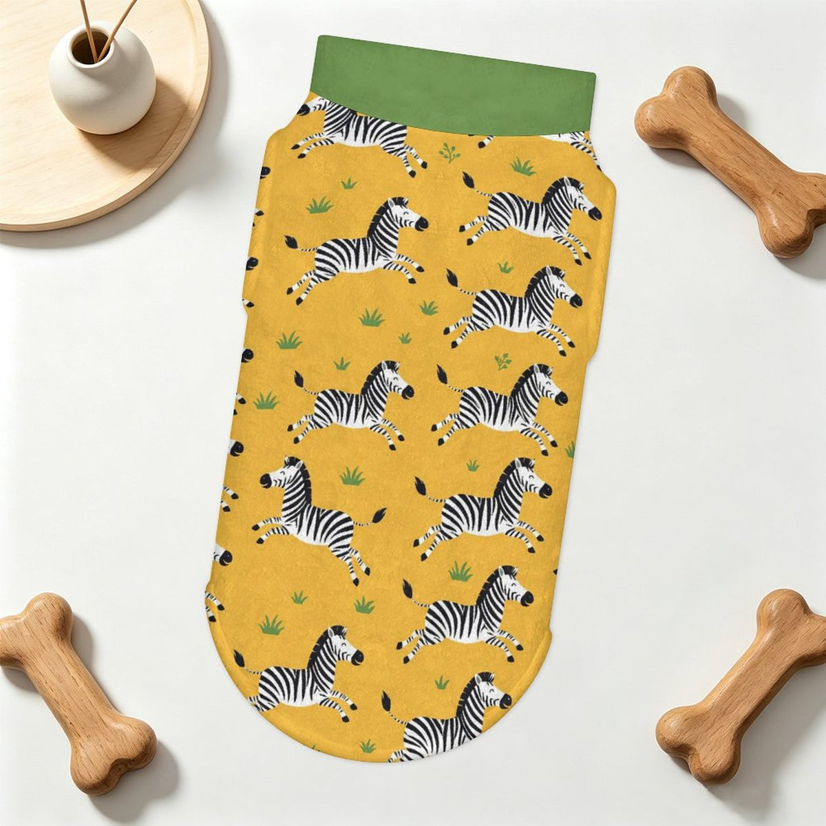 Safari Zebra Big Dog Fleece Vest