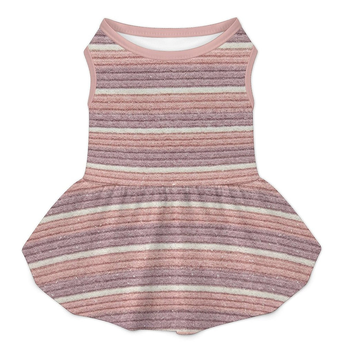 Vintage Stripe Large Dog Ruffle Dog Dress