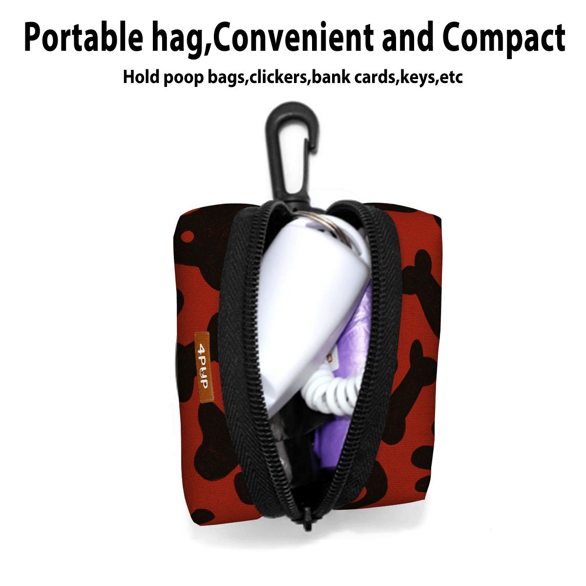 Daisy - Dog Poop Bag Holder  | Leash Attachment
