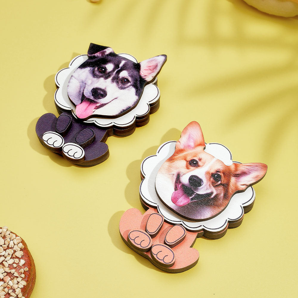 Personalized Dog Portrait Fridge Magnet