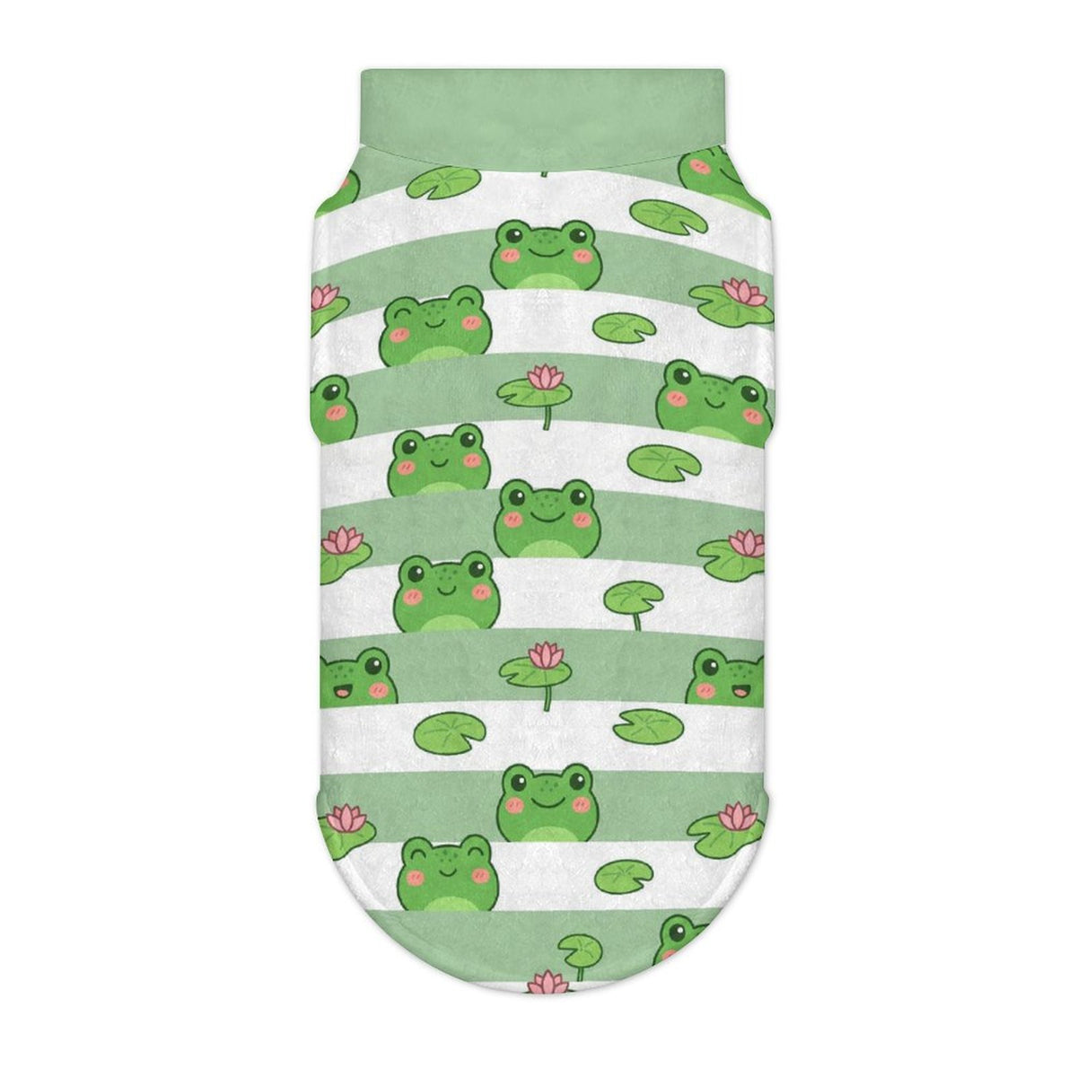Cute Frog Big Dog Fleece Vest