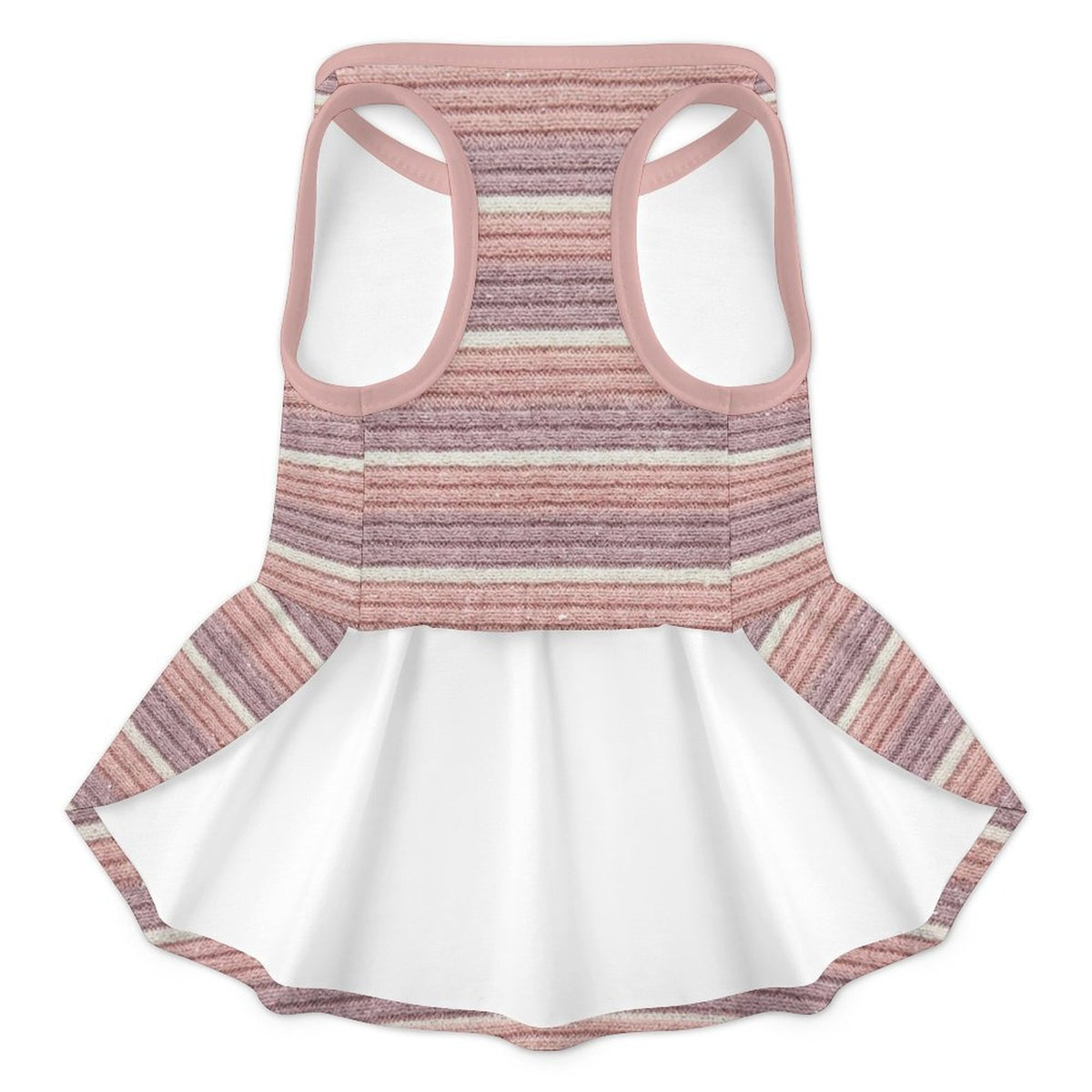 Vintage Stripe Large Dog Ruffle Dog Dress
