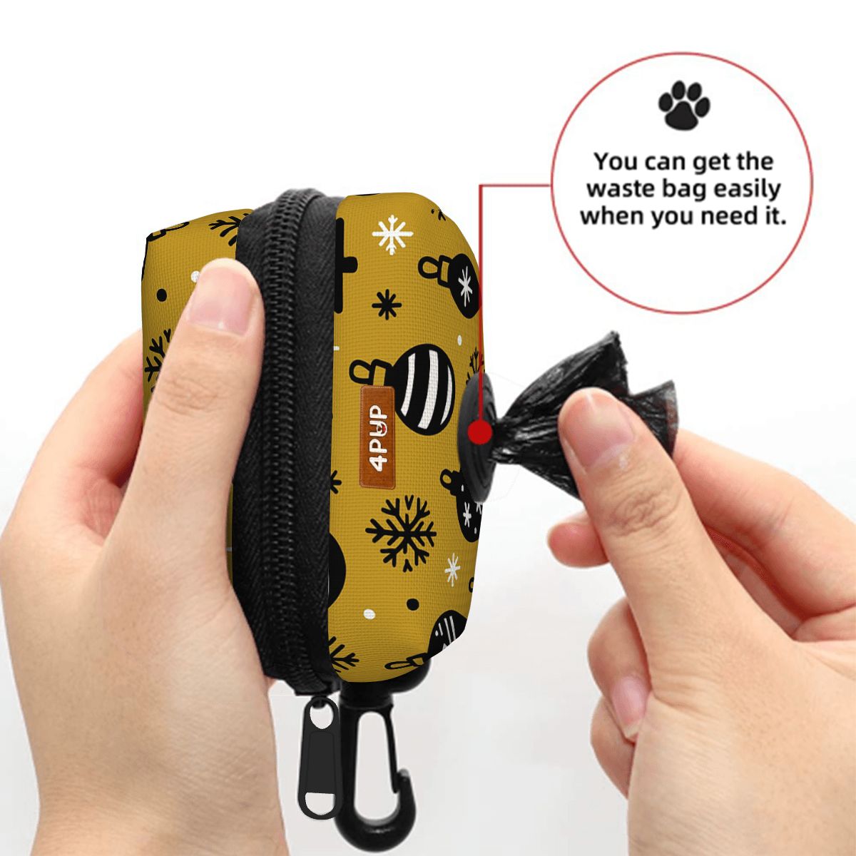 Hunter - Dog Poop Bag Holder  | Leash Attachment