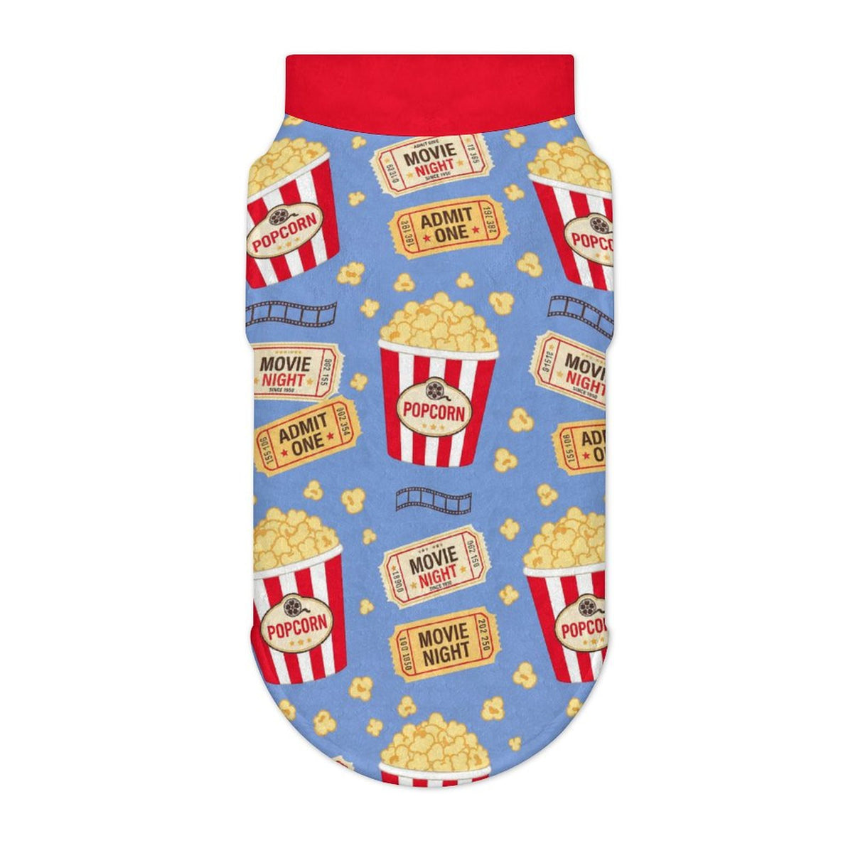 Movie Night Big Dog Fleece Vest