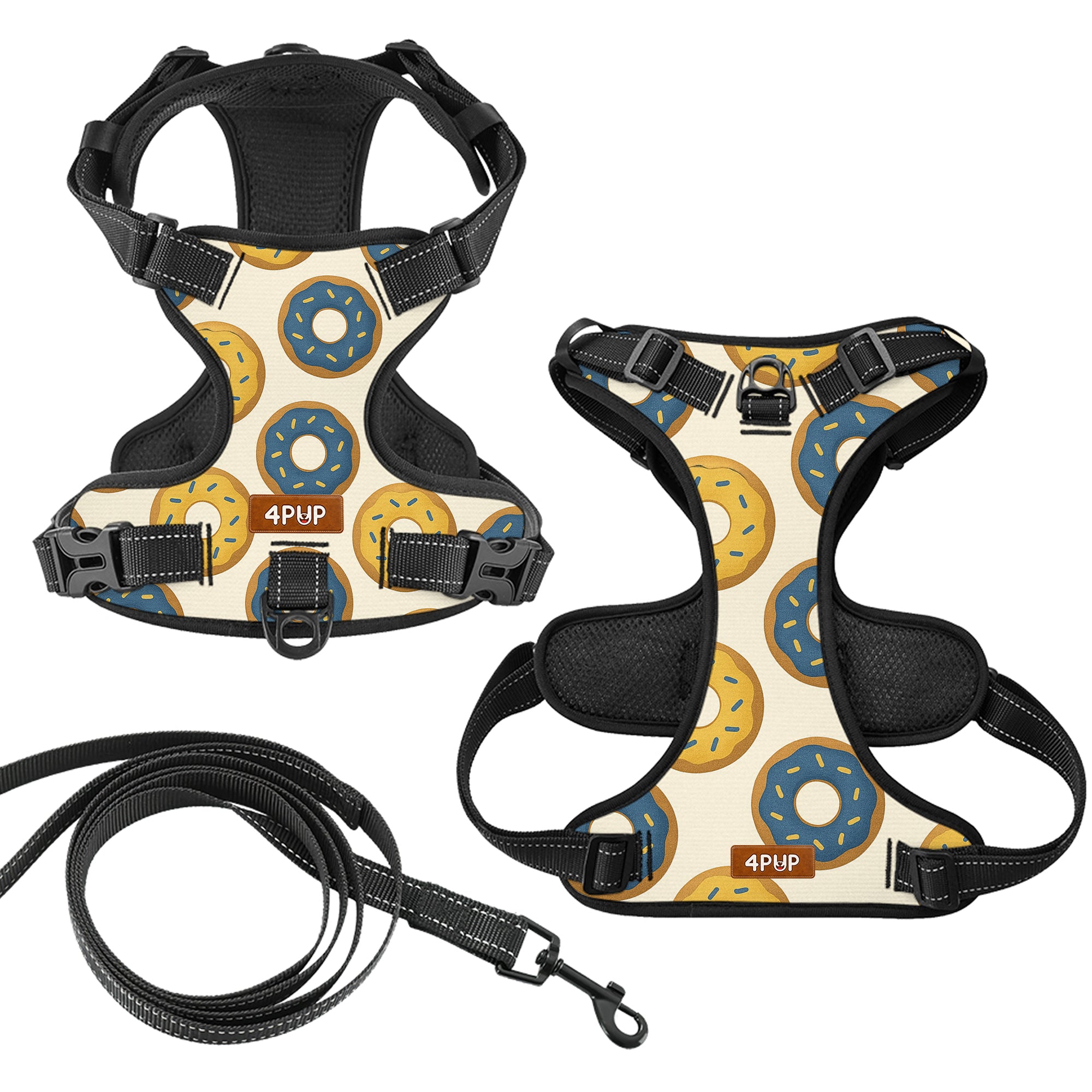 Luna - NO-PULL Dog Harness & Leash Set | for small and large Dogs