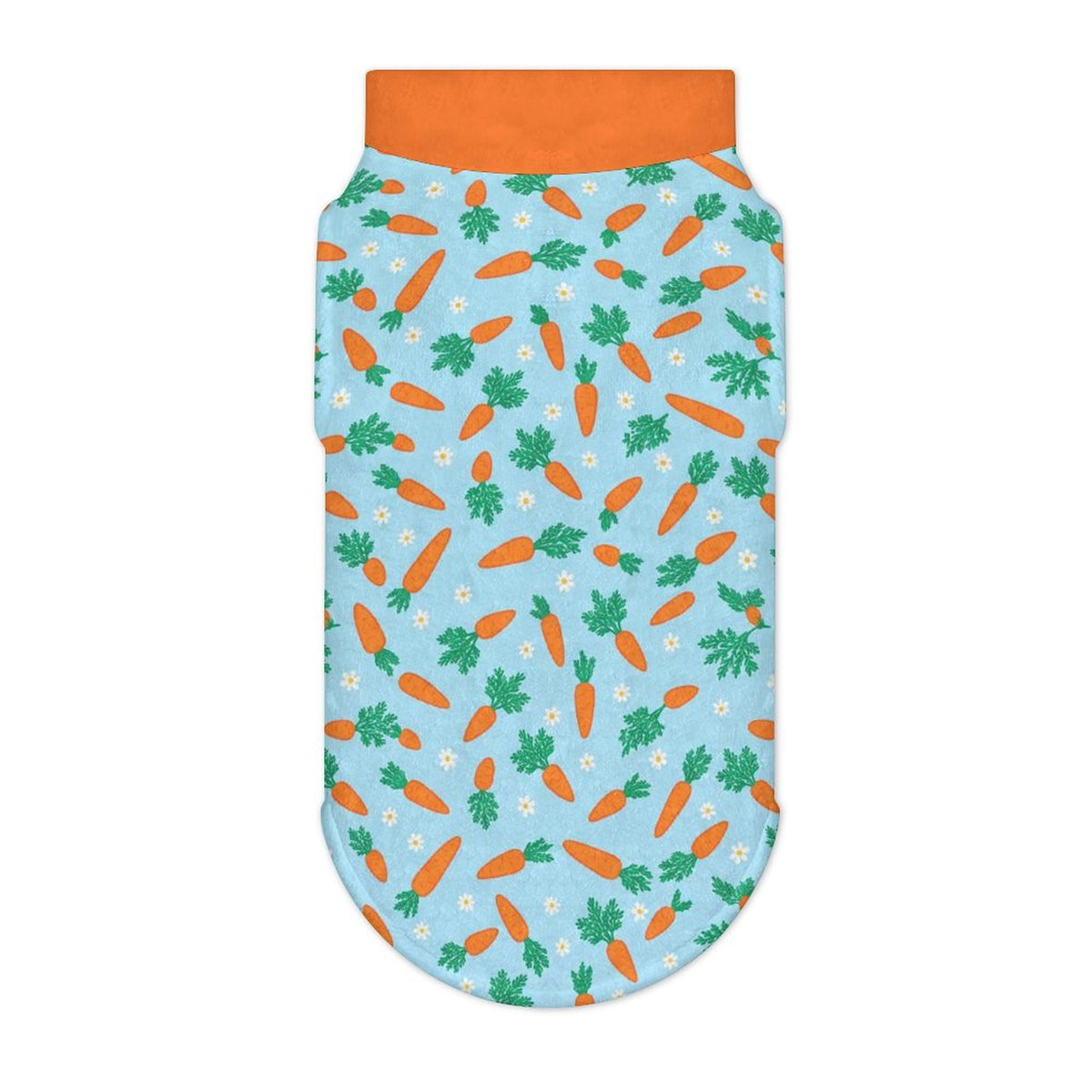 Fresh Carrot Big Dog Fleece Vest