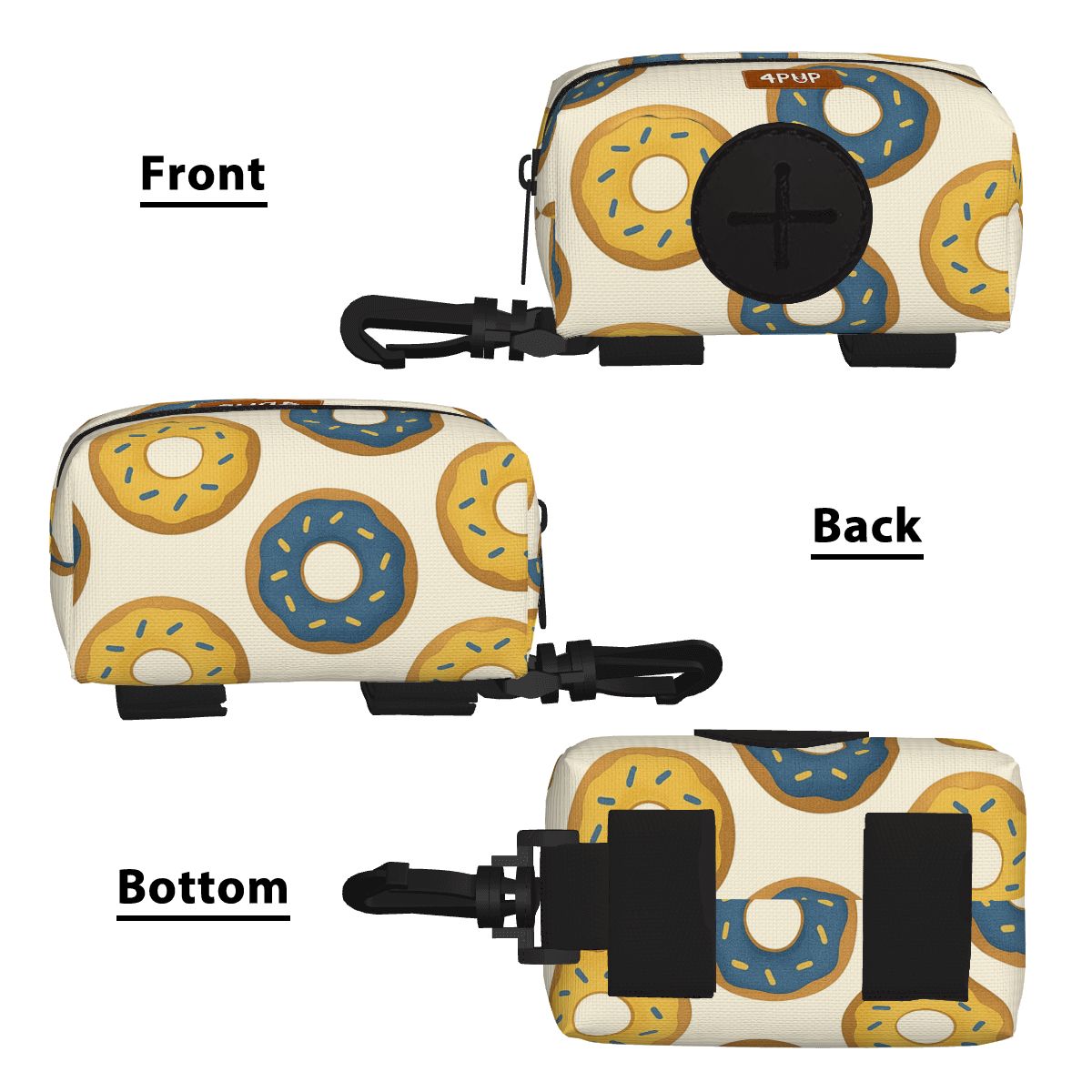 Luna  - Dog Poop Bag Holder  | Leash Attachment