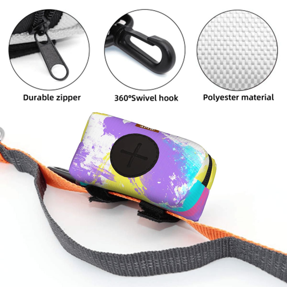 Rocc  - Dog Poop Bag Holder  | Leash Attachment