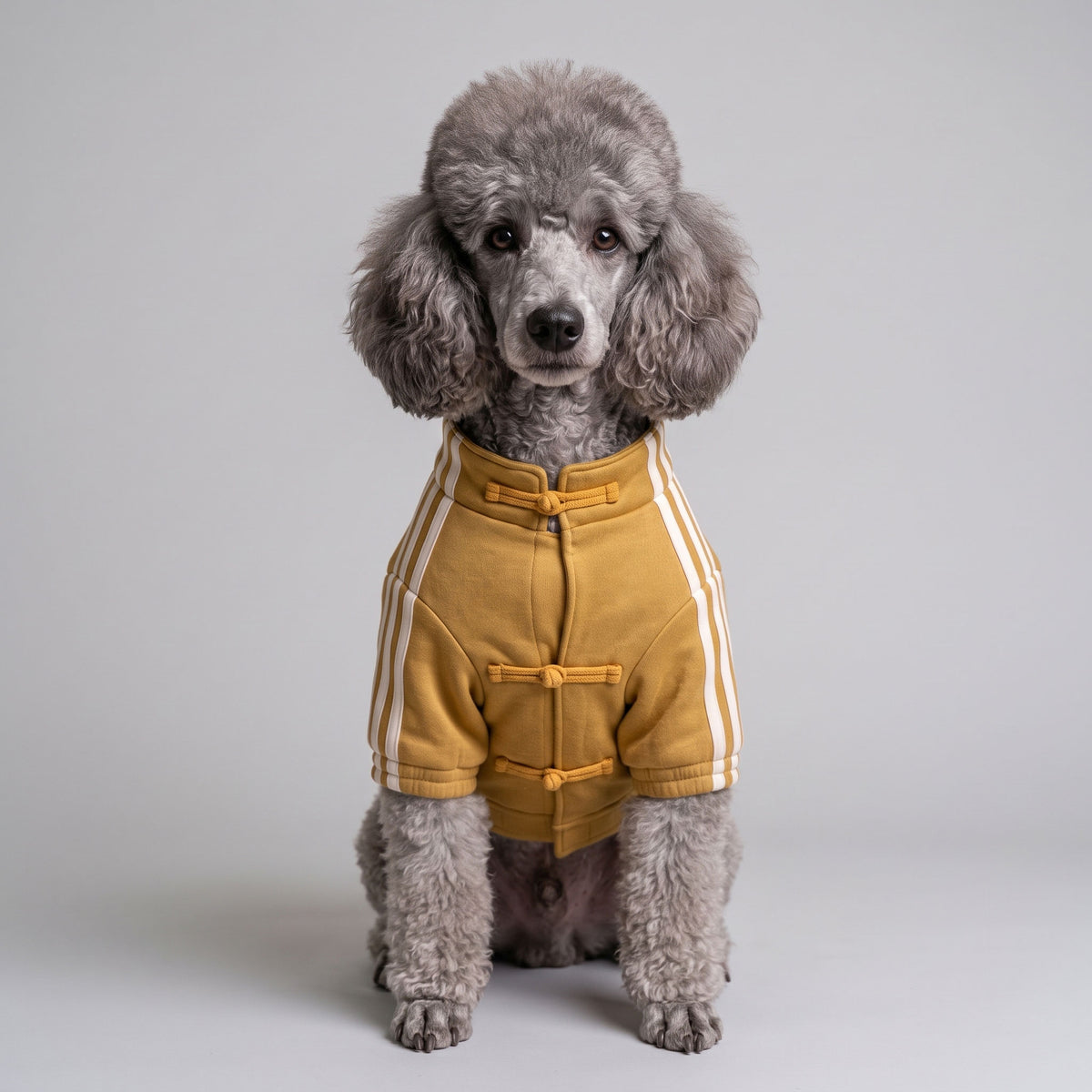 ADIPUP - Sporty Striped Dog Vest with Snap-Toggle Closures