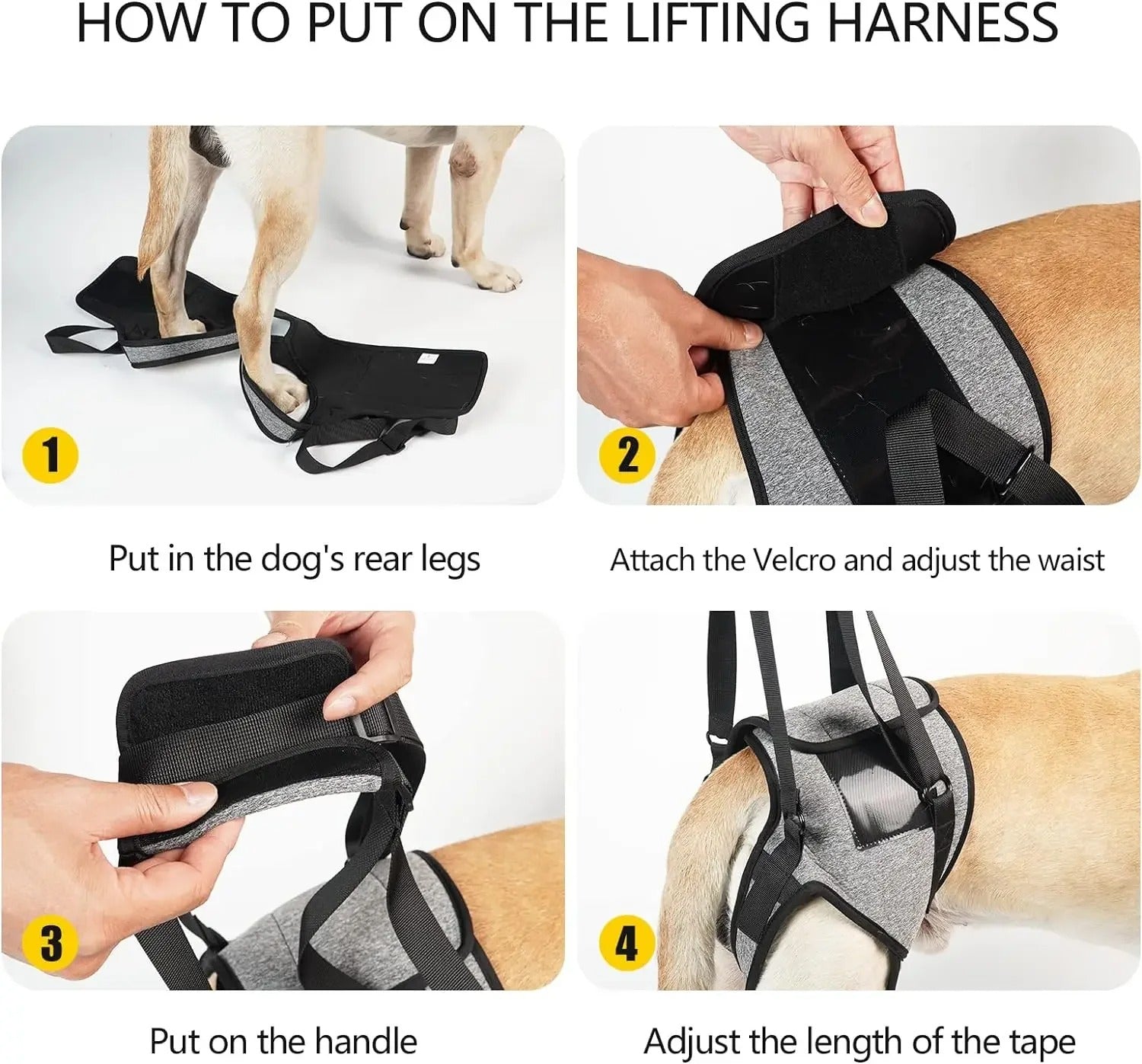 Adjustable Dog Lift Harness product detail