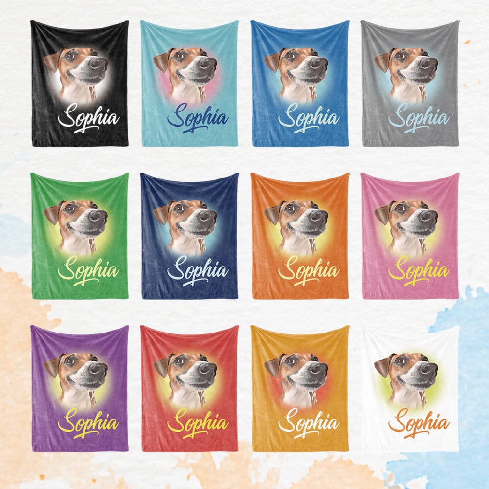Personalized Dog Blanket – Cozy Flannel Throw for Pet Lovers