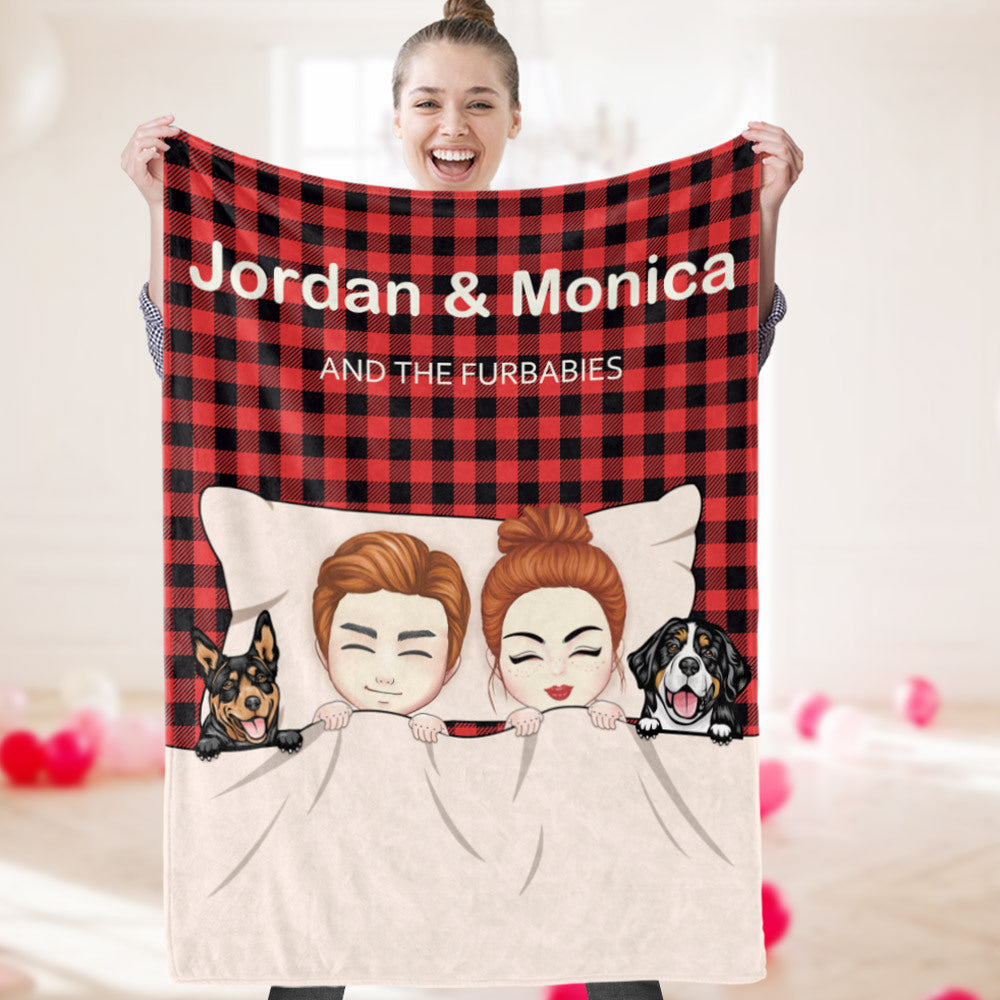Personalized Dog Photo Blanket – Custom Flannel Collage Throw Gift