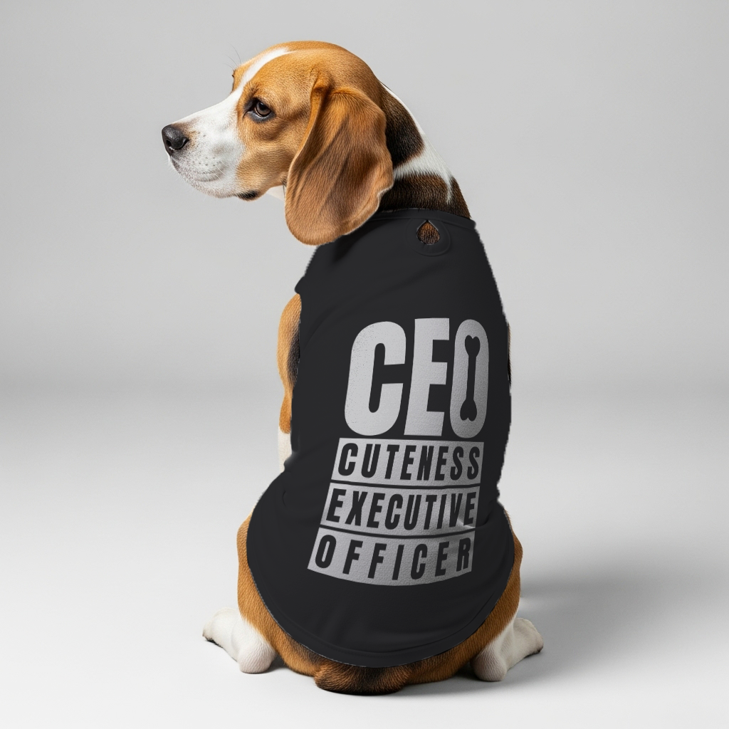 Cuteness Executive Officer  – Dog Shirt