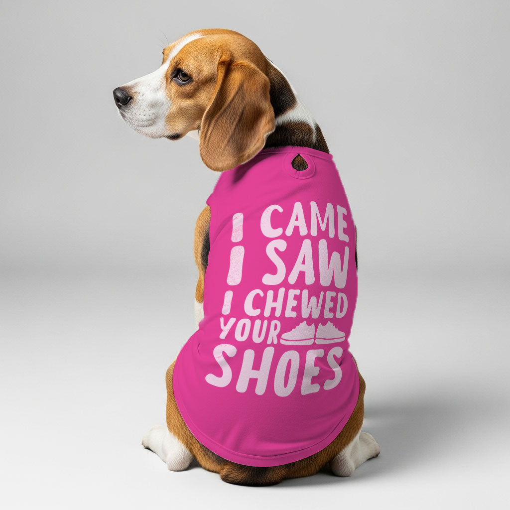 I Chewed Your Shoes – Dog Shirt
