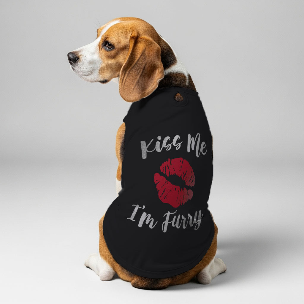 Kiss Me, I’m Furry – Dog Shirt