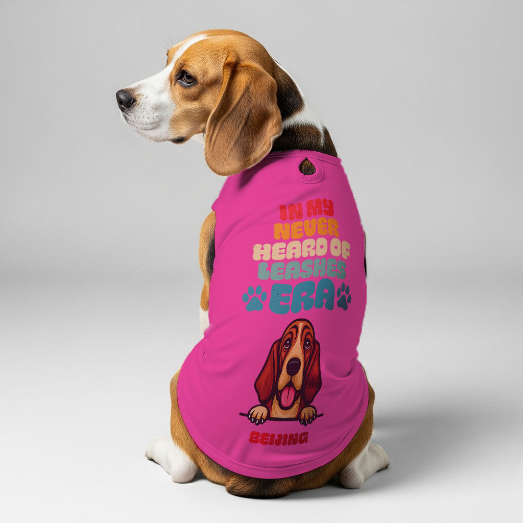 Leashes Era – Personalized Shirt with Your Dog’s Name and Breed – Dog Shirt
