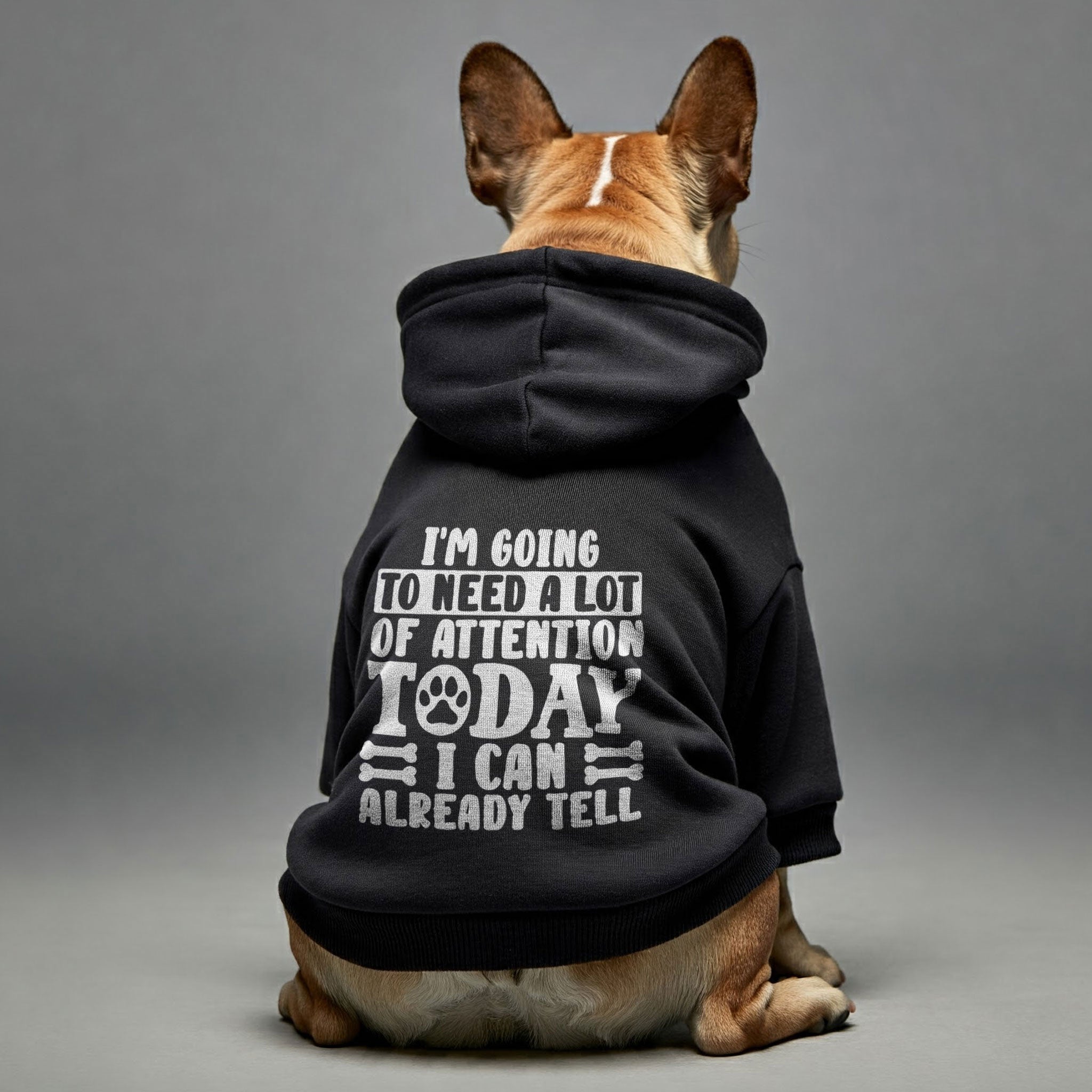 I'm Going to Need a Lot of Attention Today I Can Already Tell– Dog Hoodie – Dog Clothes