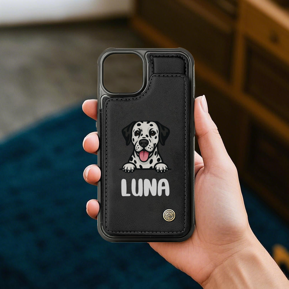 Prim - Personalized  Leather Wallet Case  for iPhone & Samsung