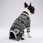 Holiday Snowflake Boy Dog Pajamas for Small and Big Dogs