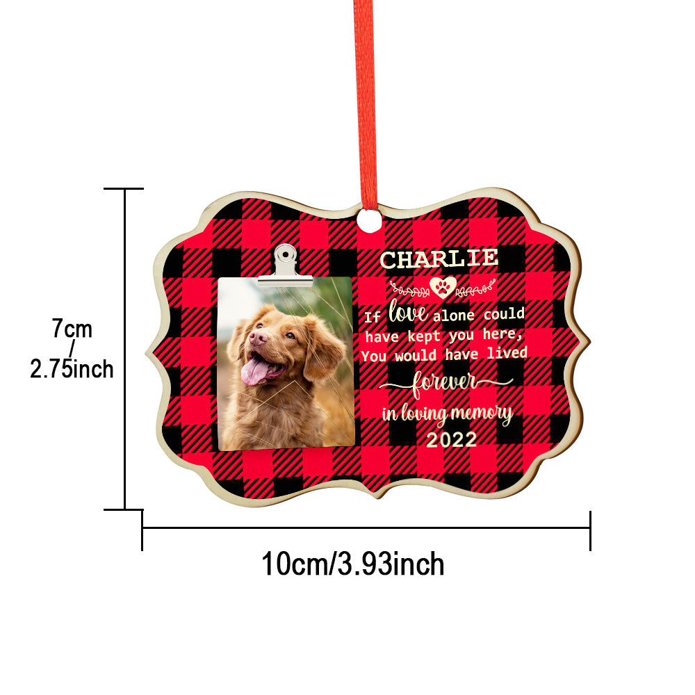 Personalized Dog Wooden Ornament – Custom Christmas & Birthday Gift