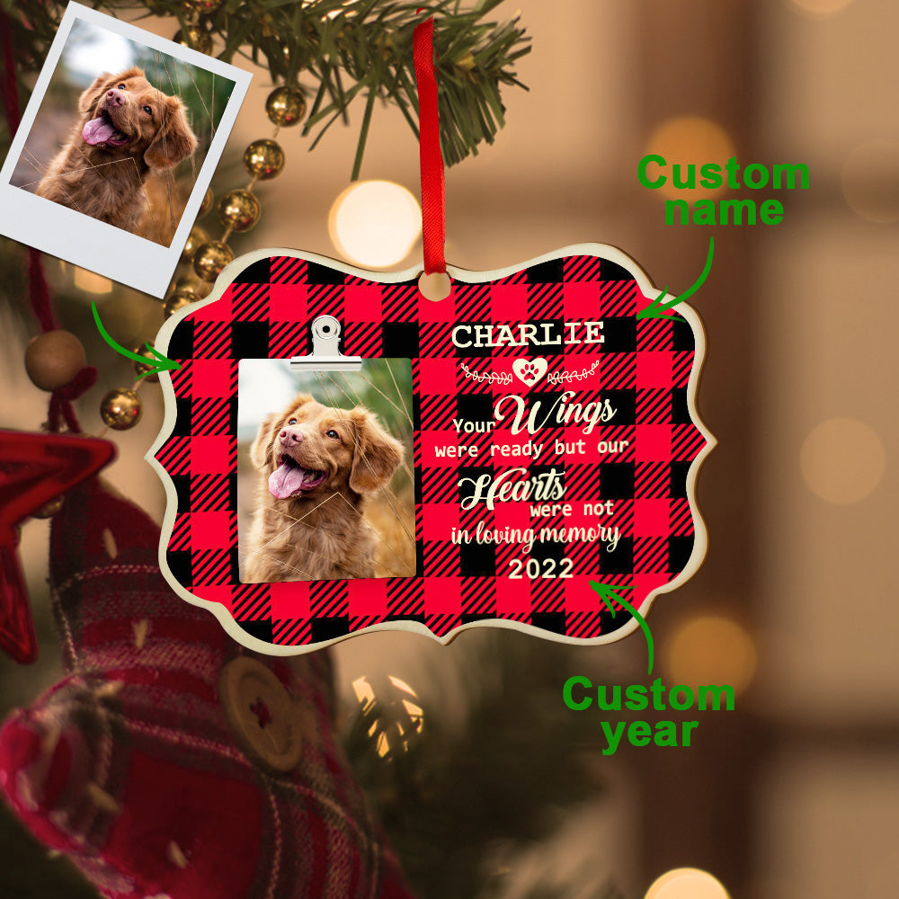 Personalized Dog Wooden Ornament – Custom Christmas & Birthday Gift
