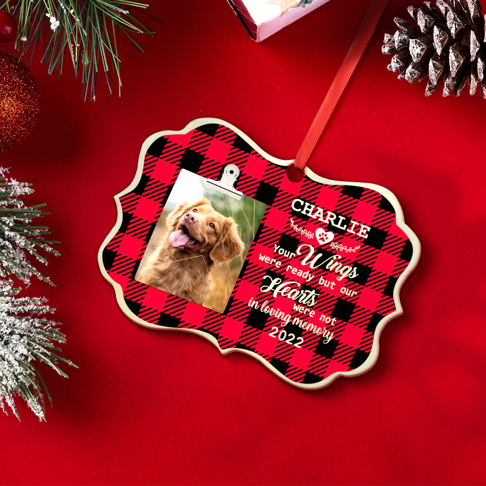 Personalized Dog Wooden Ornament – Custom Christmas & Birthday Gift