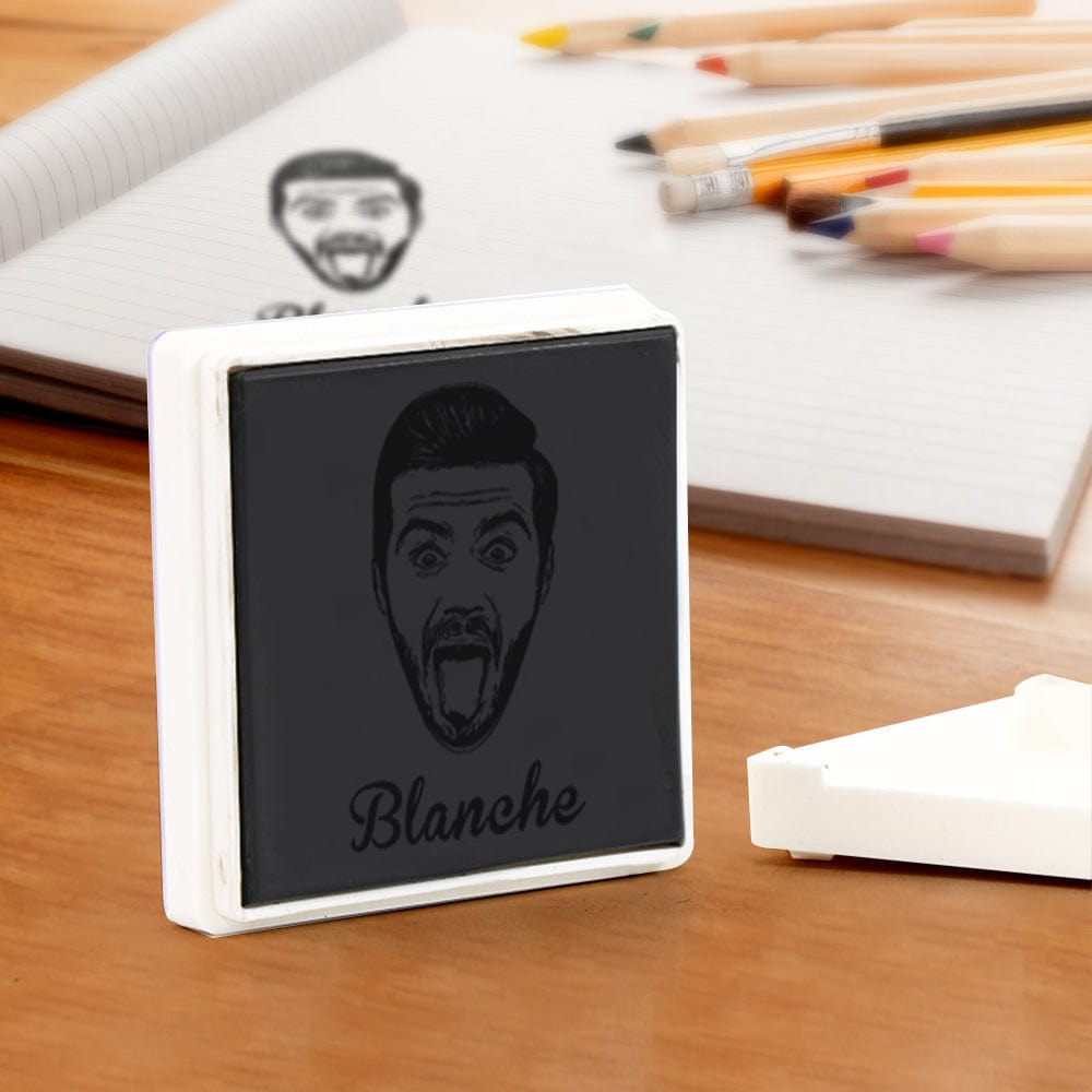 Personalized Face Stamp – Custom Photo Gift for Friends, Family & Dog Lovers