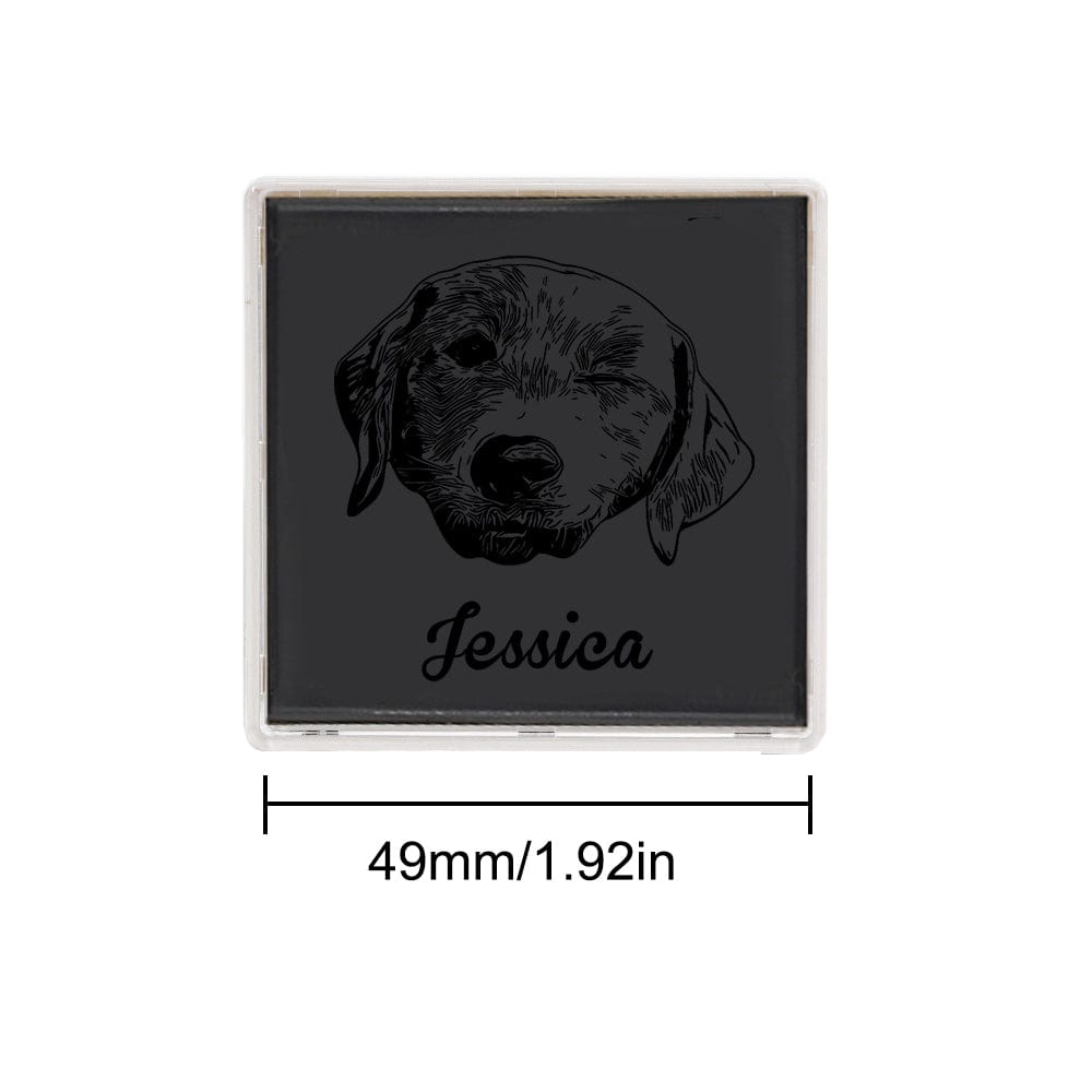 Personalized Face Stamp – Custom Photo Gift for Friends, Family & Dog Lovers