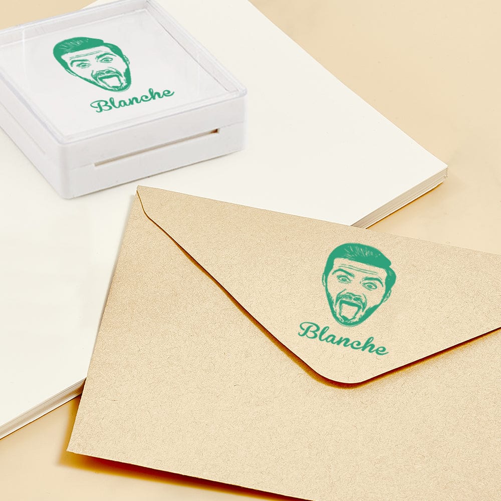 Personalized Face Stamp – Custom Photo Gift for Friends, Family & Dog Lovers
