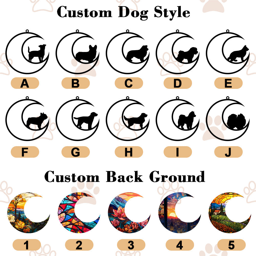 Pet Memorial Suncatcher – Sympathy Gift for Dog & Cat Lovers