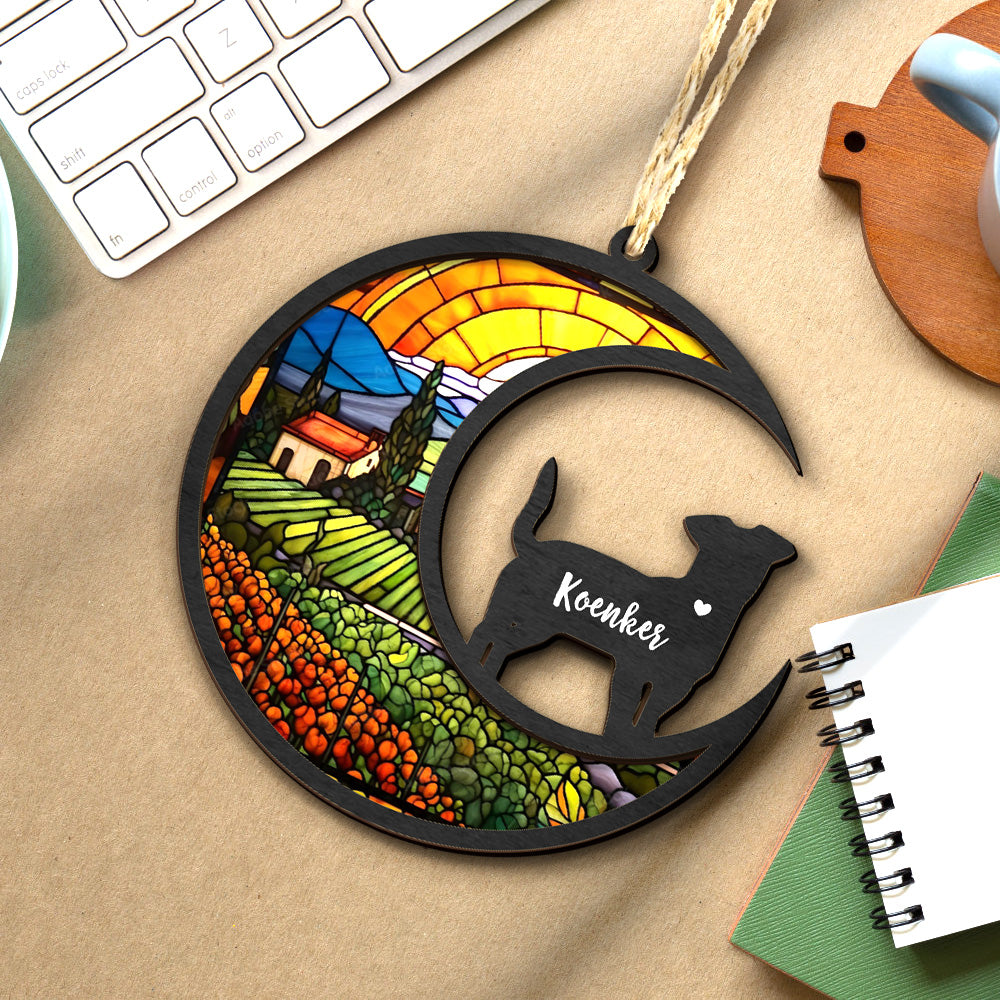 Pet Memorial Suncatcher – Sympathy Gift for Dog & Cat Lovers