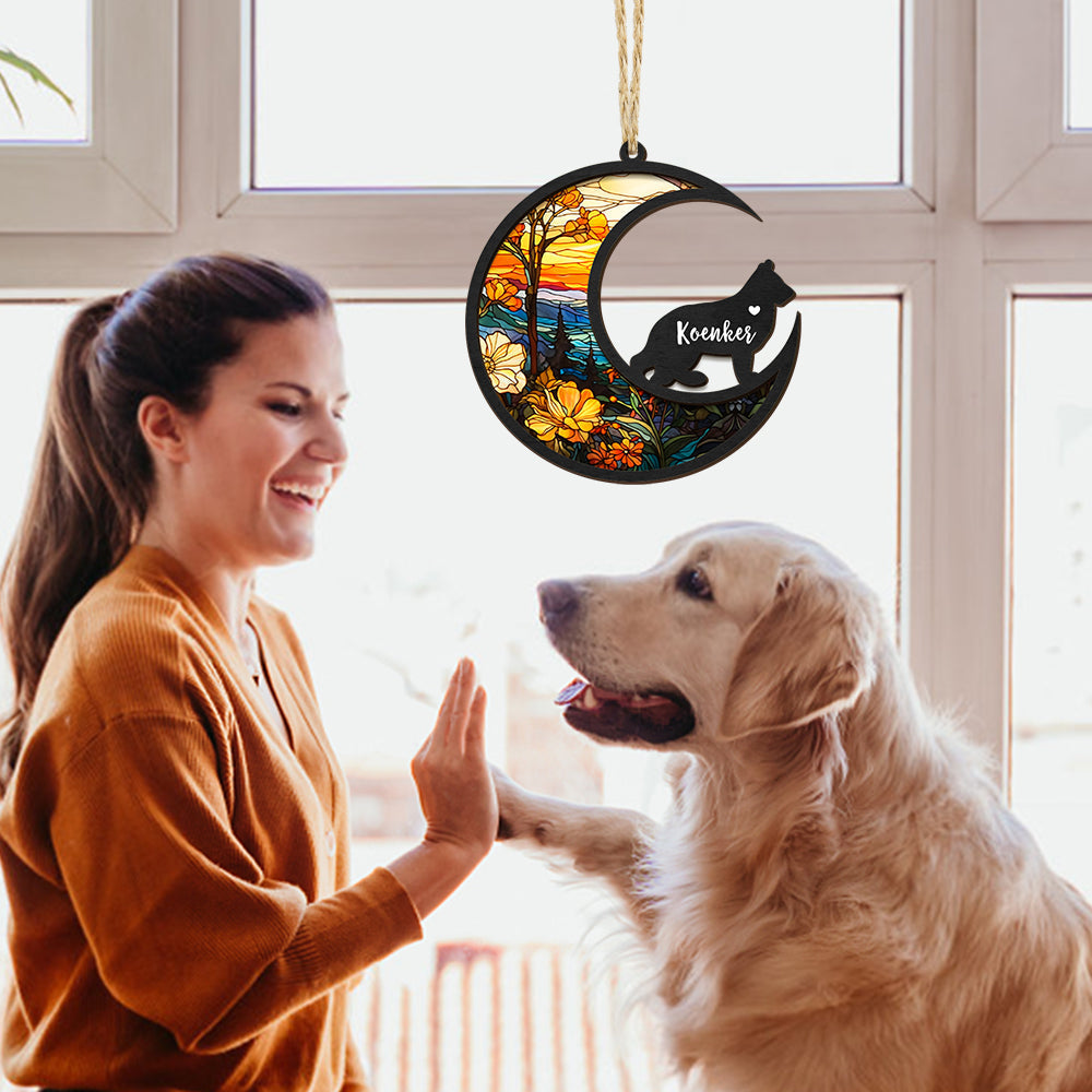 Pet Memorial Suncatcher – Sympathy Gift for Dog & Cat Lovers