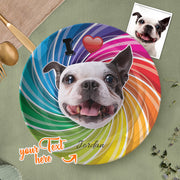 Personalized Ceramic Plate – Custom Dog Lover Gift