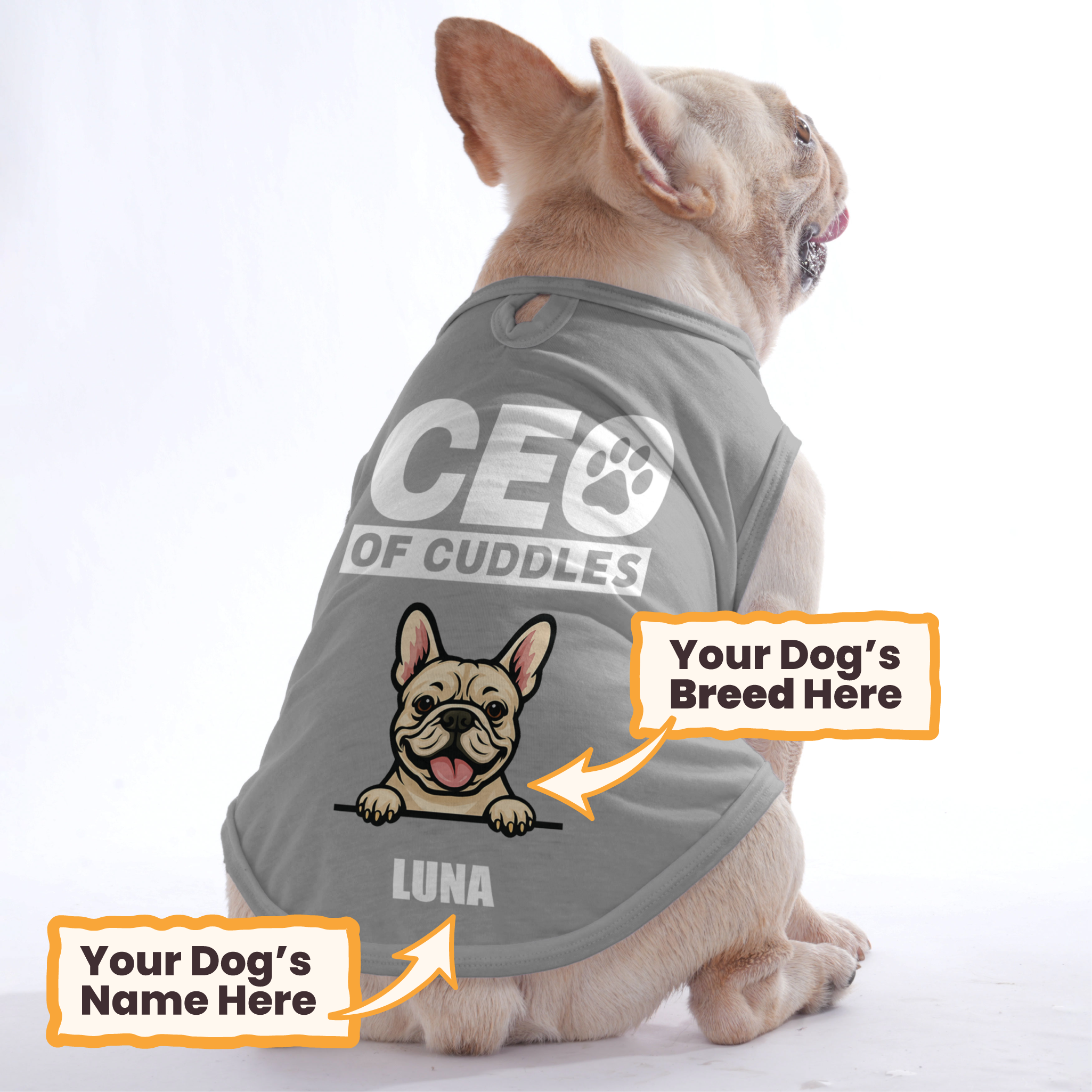 CEO of cuddles – Personalizeddog  Shirt