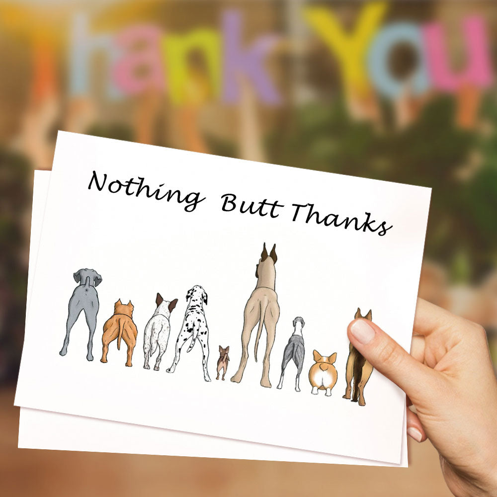 Personalized Thank You Cards – Custom Dog Photo & Message Stationery