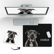 Custom Dog photo Mouse Pad – Comfortable Rubber Base for Office & Gaming