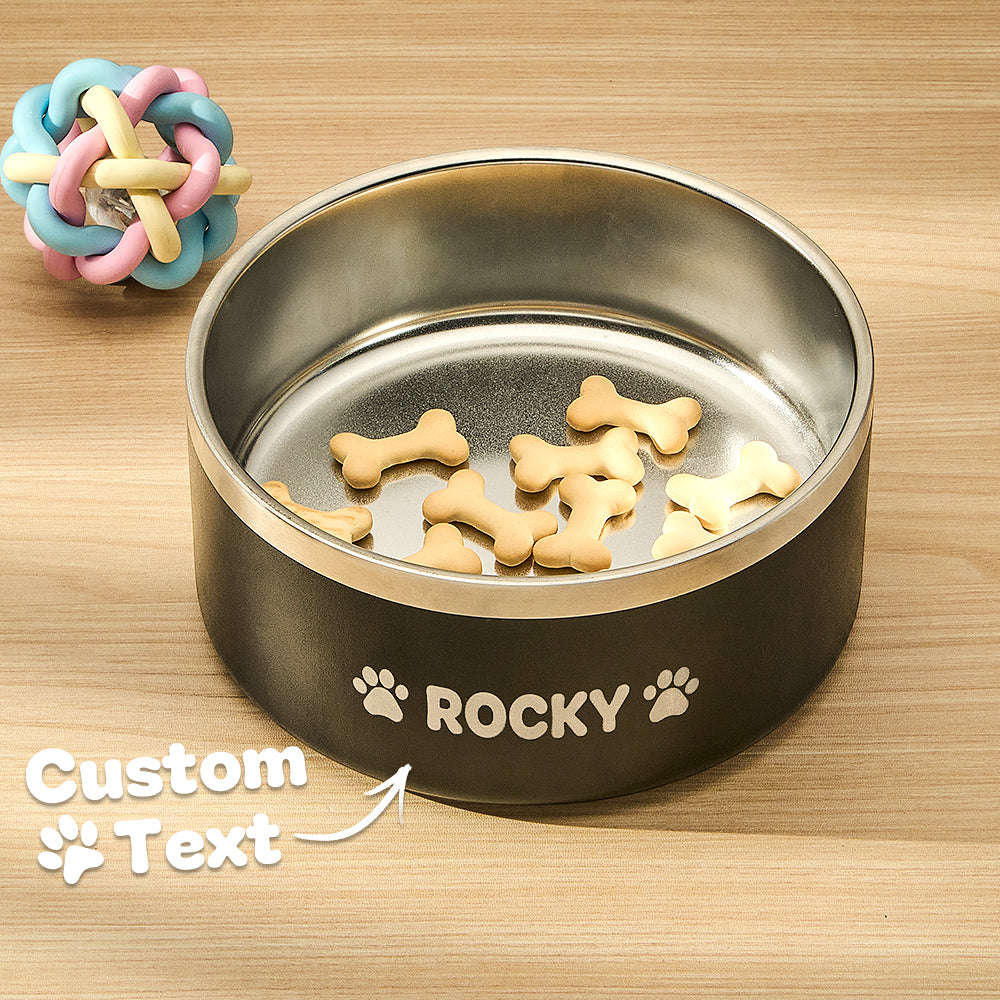 Personalized Dog Bowl Water Dish