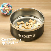 Personalized Dog Bowl Water Dish