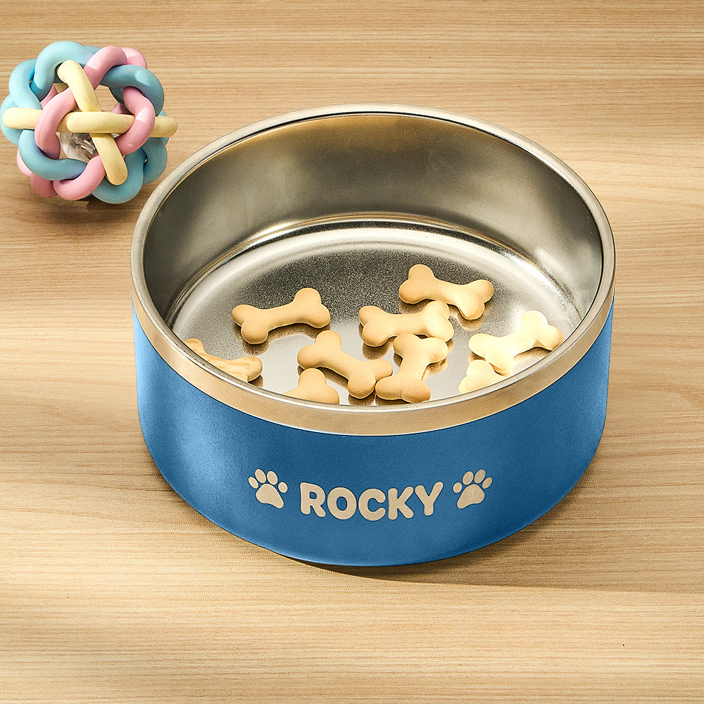 Personalized Dog Bowl Water Dish
