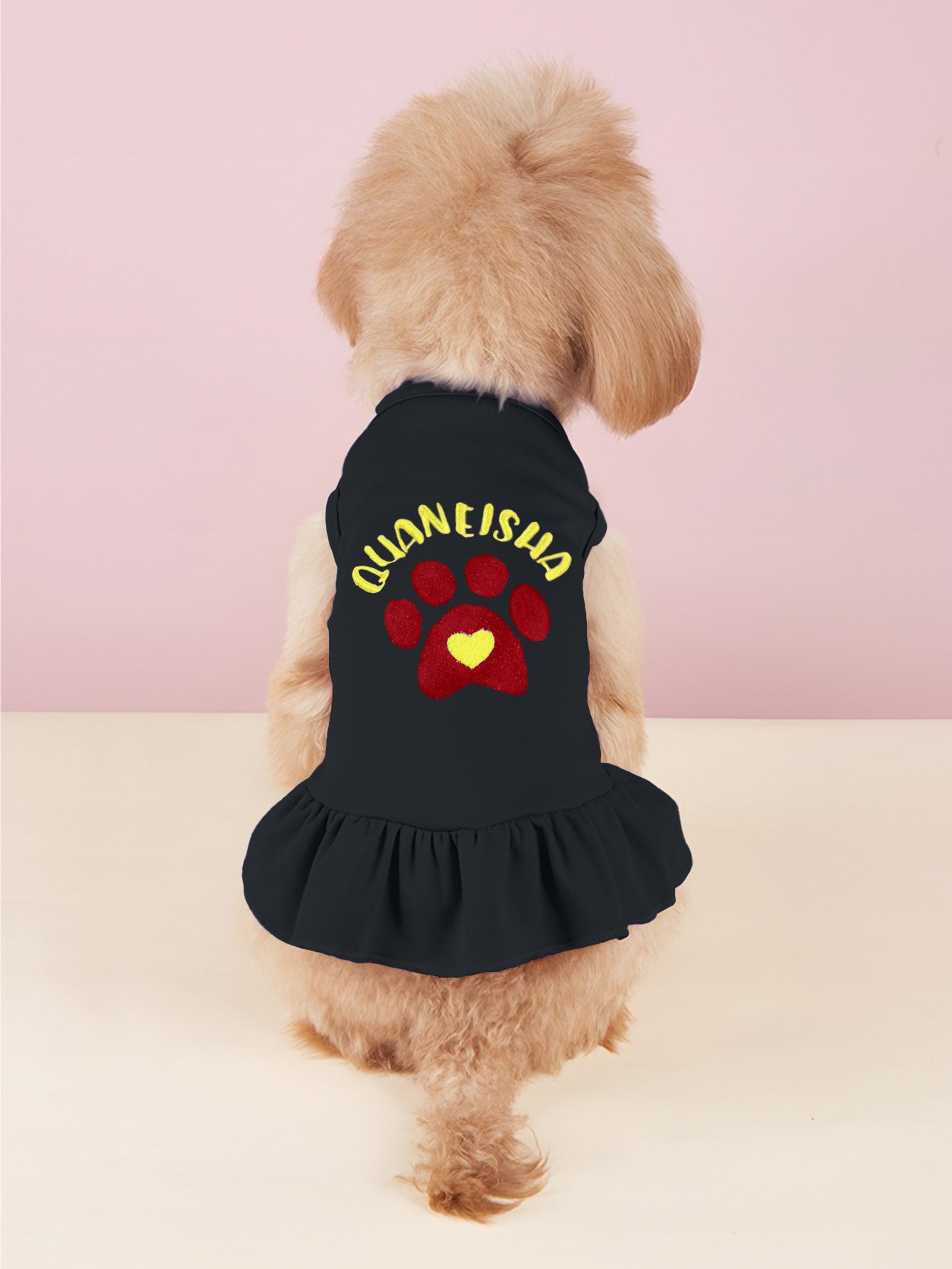 Personalized Dog Dress – Custom Embroidered Gift for Dog Lovers