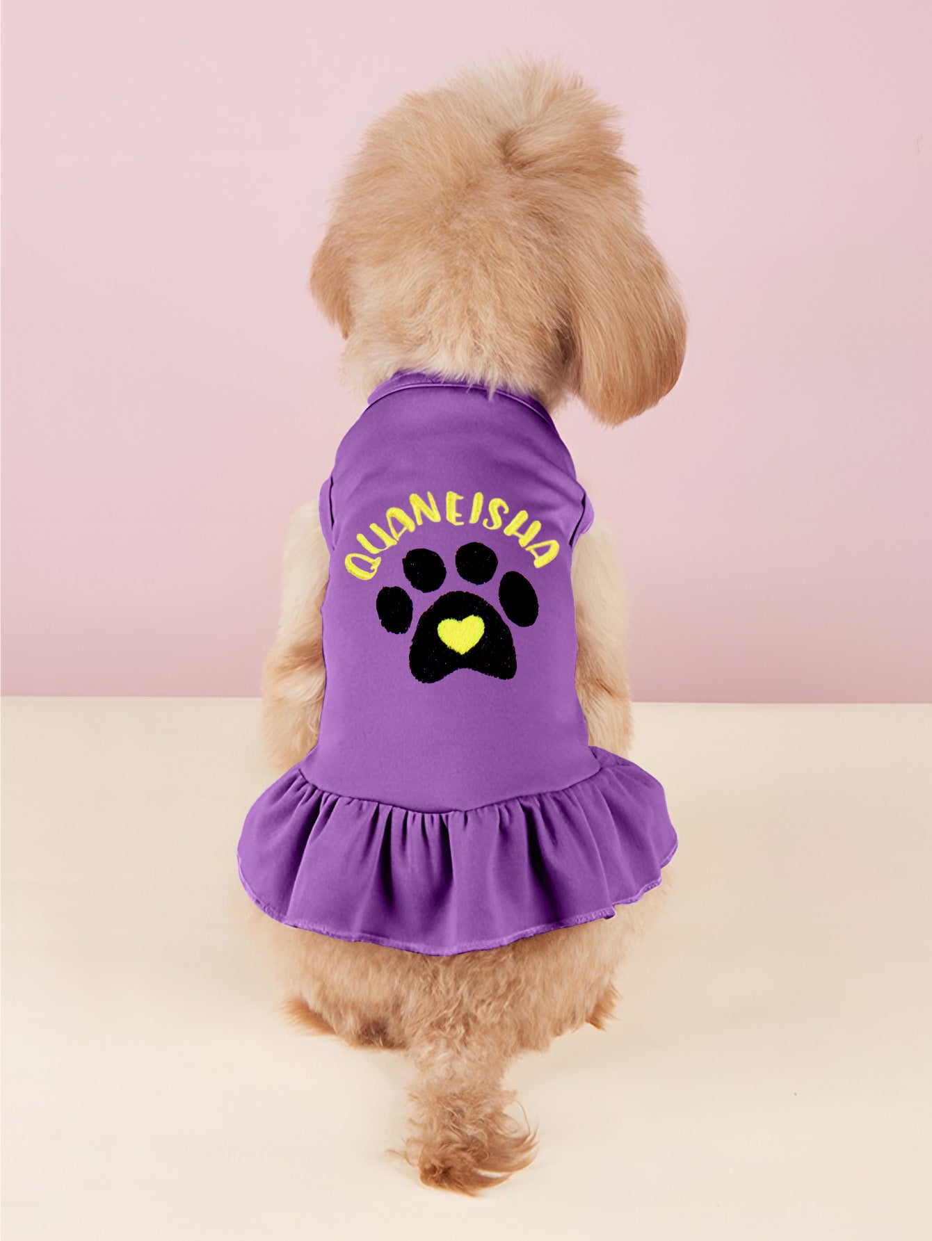 Personalized Dog Dress – Custom Embroidered Gift for Dog Lovers