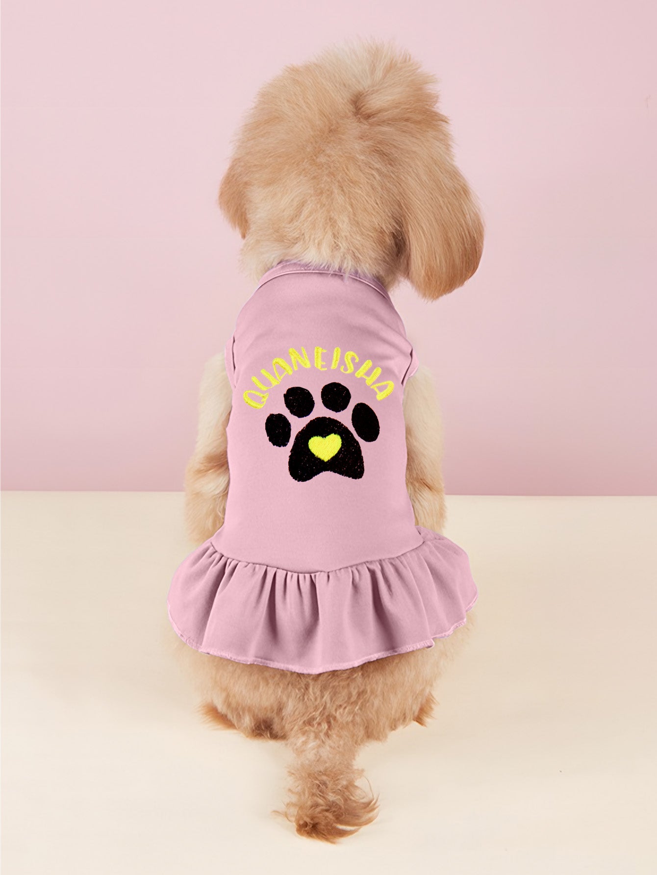 Personalized Dog Dress – Custom Embroidered Gift for Dog Lovers